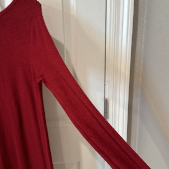 Women’s maroon long sleeve top - Picture 5 of 7